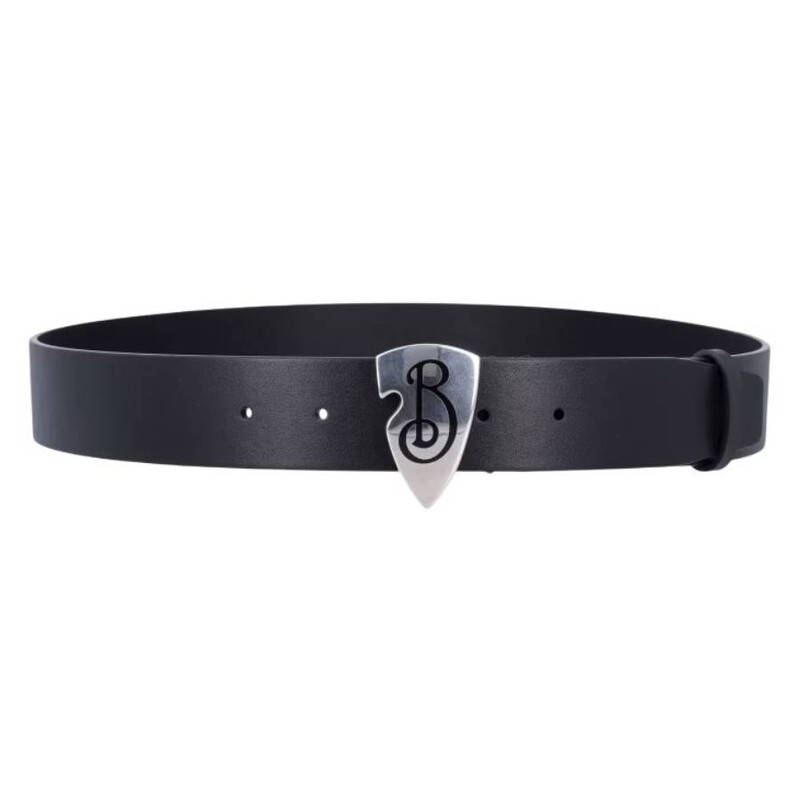 Burberry Leather B Shield Belt, Size 90 8103791 - Jomashop