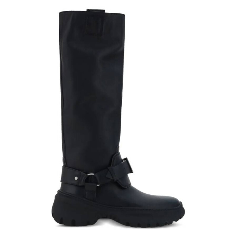 Burberry Leather Stomp High Boots, Brand Size 36 ( US Size 6