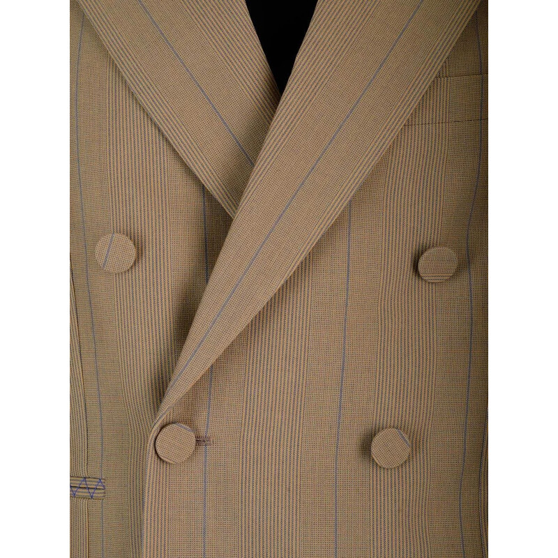 Burberry Lee Double-Breasted Wool Blazer, Brand Size 44R (US Size