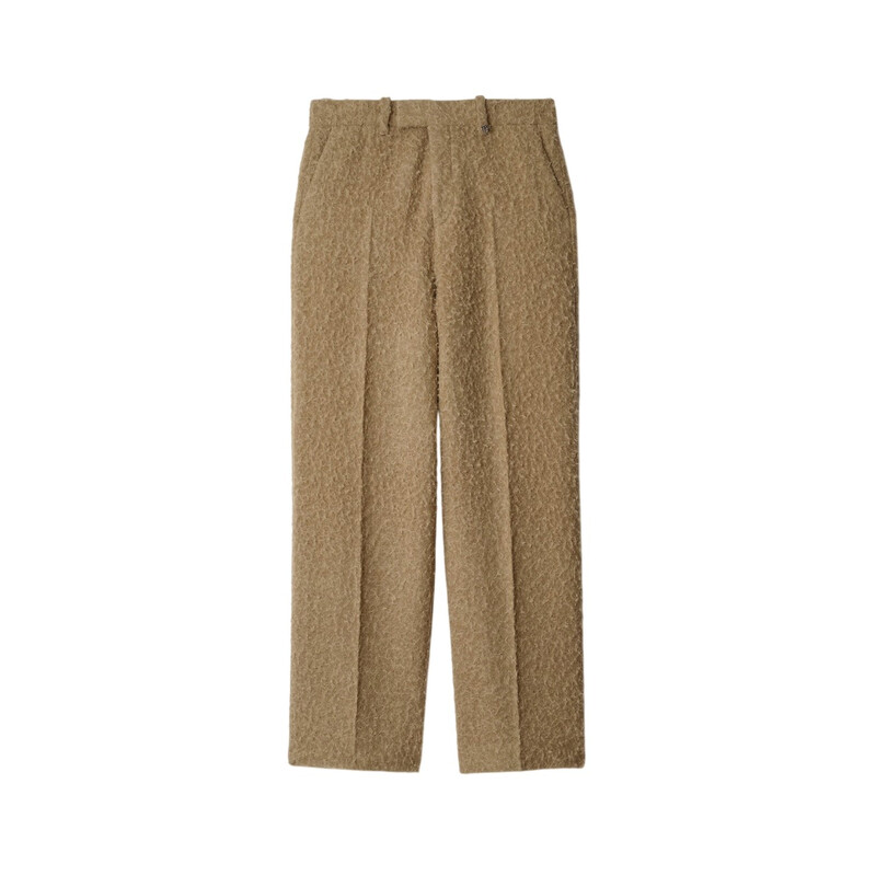 Burberry Linen Wool Blend Tailored Trousers, Brand Size 48 ( Waist