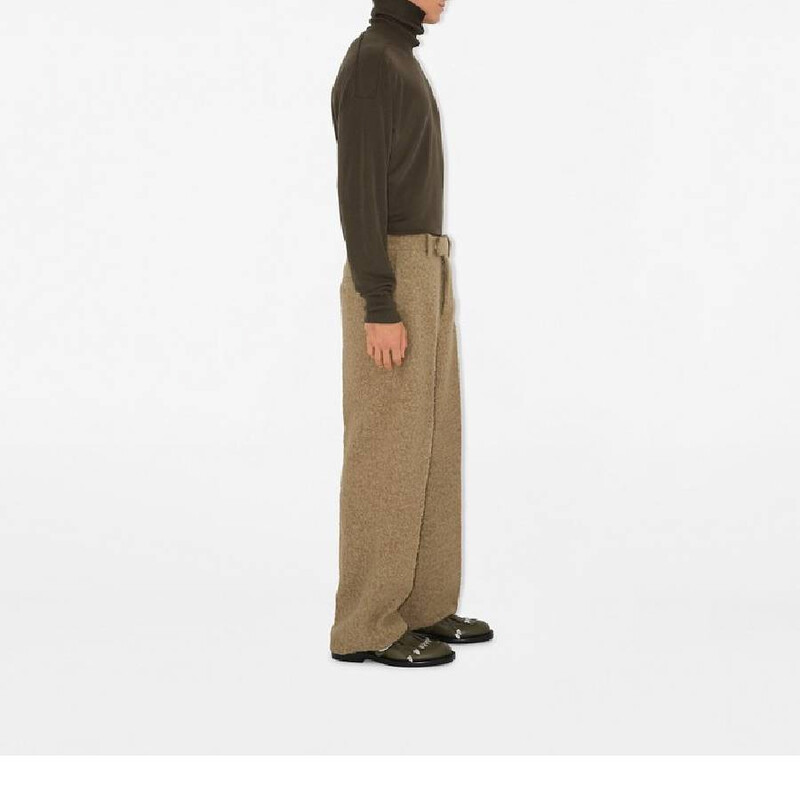 パンツ BURBERRY linen two tuck slacks Burberry Linen Wool Blend Tailored Trousers, Brand Size 48 ( Waist