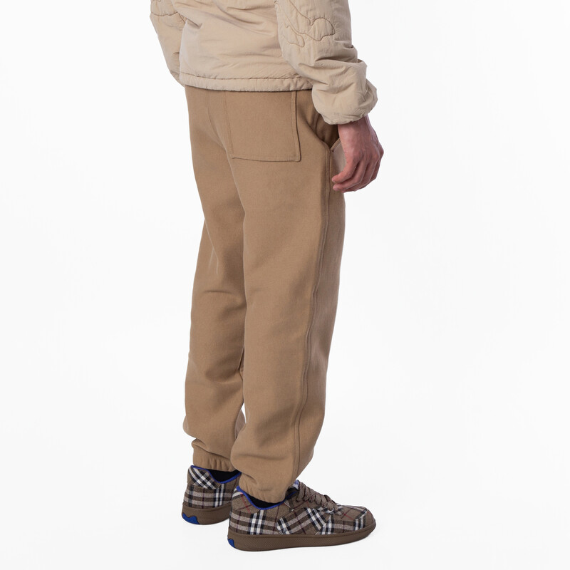 Burberry Logo Embroidered Cotton Track Pants, Size Large 8099984