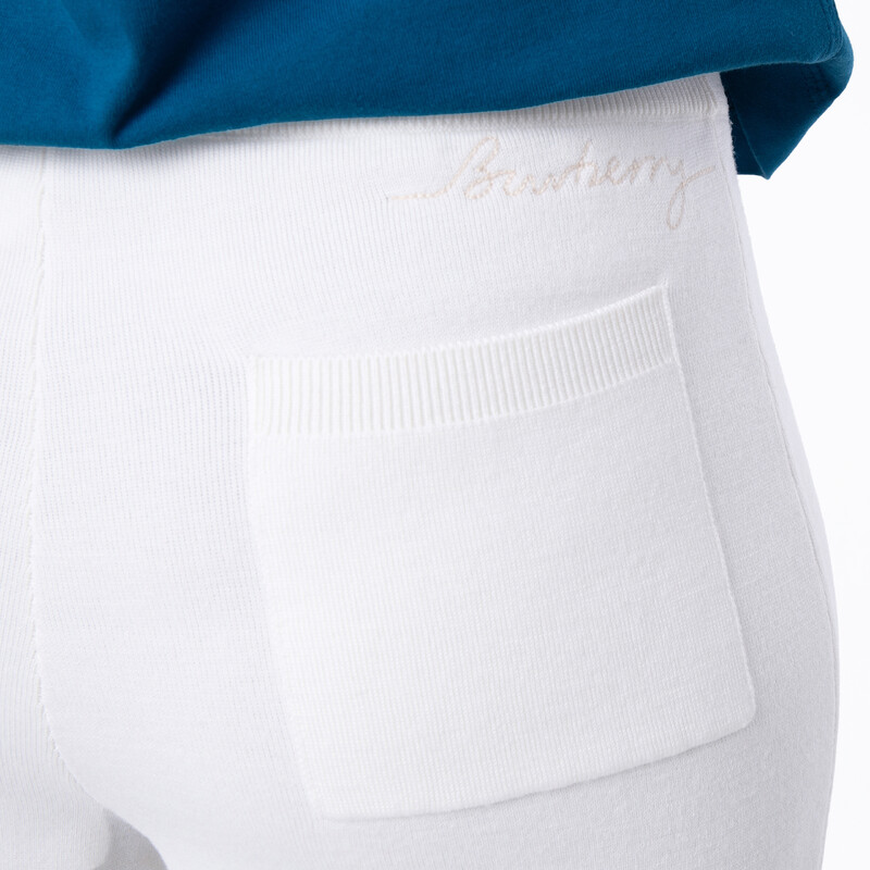 Burberry Logo Embroidered Knitted Track Pants, Size Large 8094448