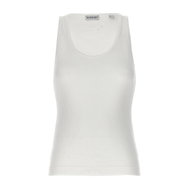 Burberry Logo Embroidery Tank Top, Size Large 8088282 - Clothing