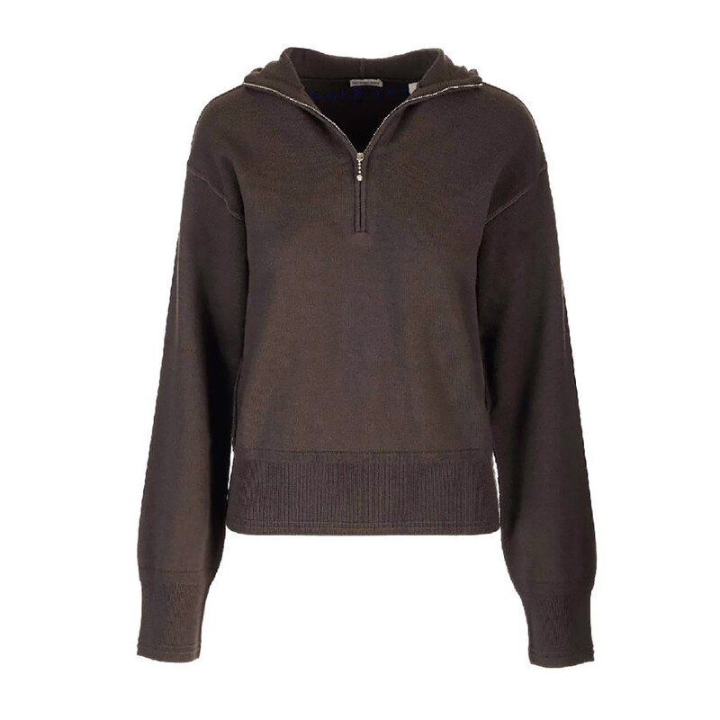 Burberry ニットフルジップ フード付き Burberry Wool Zip Hoodie | Nordstrom