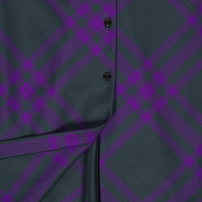 Burberry Long Sleeved Checked Wool Shirt Dress, Brand Size 2 (US Size 0)  8076743 - Clothing - Jomashop