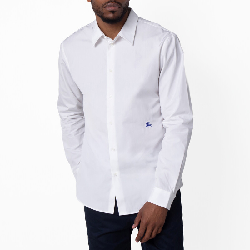 burberry dress shirts Slim Fit Cotton Formal Shirt , Size: 41 burberry check shirt Flower Corsage Strapless Midi collection:kaftans-sarongs-swatches 96% cotton/4% elastane Design:Eggshell/Calico