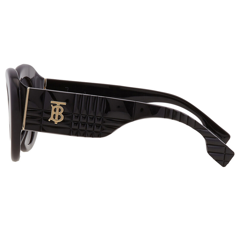 Burberry Margot Dark Grey Oval Ladies Sunglasses BE4370U 300187 49