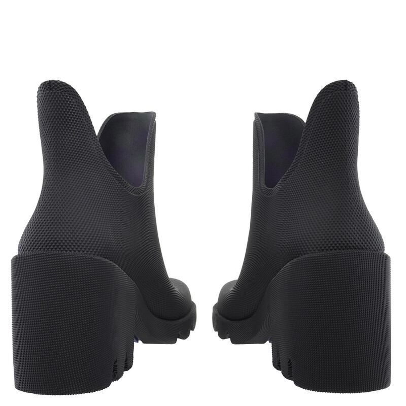 Burberry Marsh Round-Toe Ankle Rain Boots, Brand Size 35 ( US Size