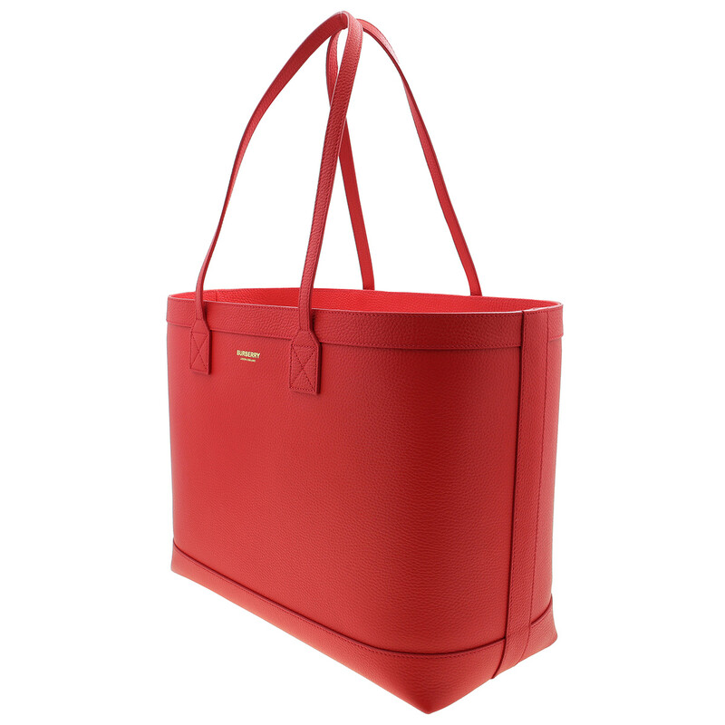 Burberry MD London Nova Check Tote Bag Red Medium 8084599