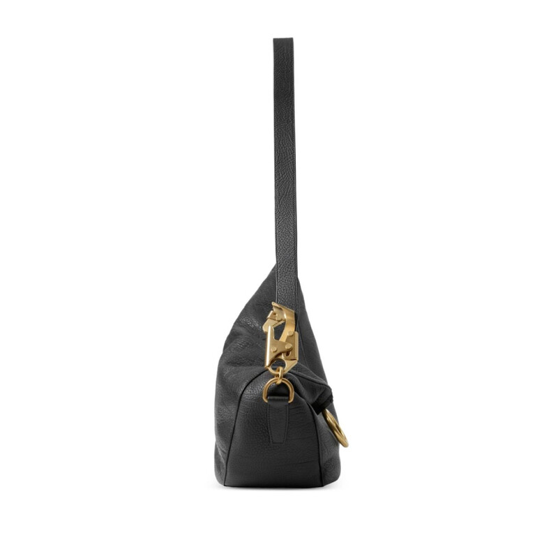 Burberry Medium Knight Ring Detailed Leather Shoulder Bag 8075255