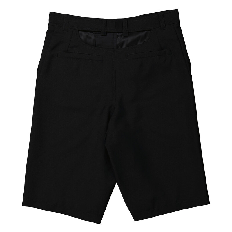 Burberry Men's Black Cut-Out Detail Tailored Shorts, Brand Size 44