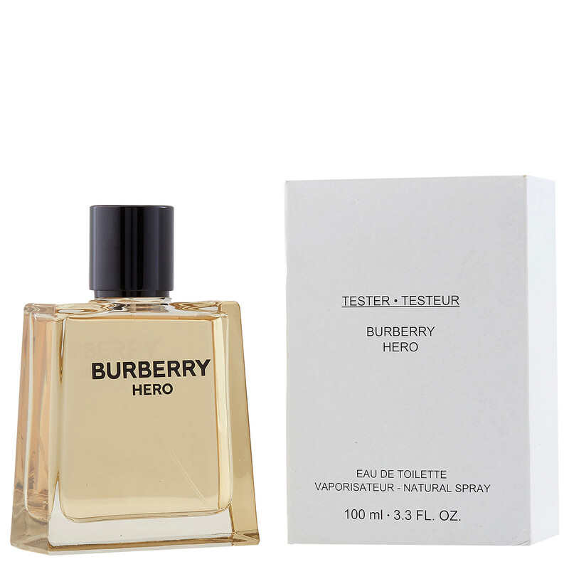 Burberry Men's Hero EDT Spray 3.4 oz (Tester) Fragrances 3614229380125