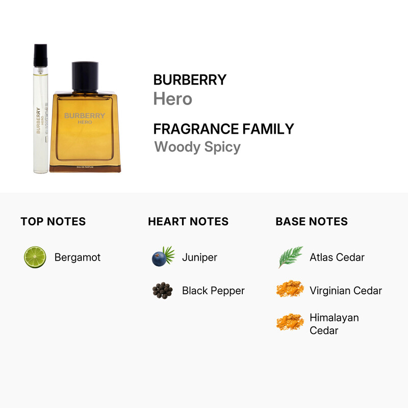 Burberry Men's Hero Gift Set Fragrances 3616304254314