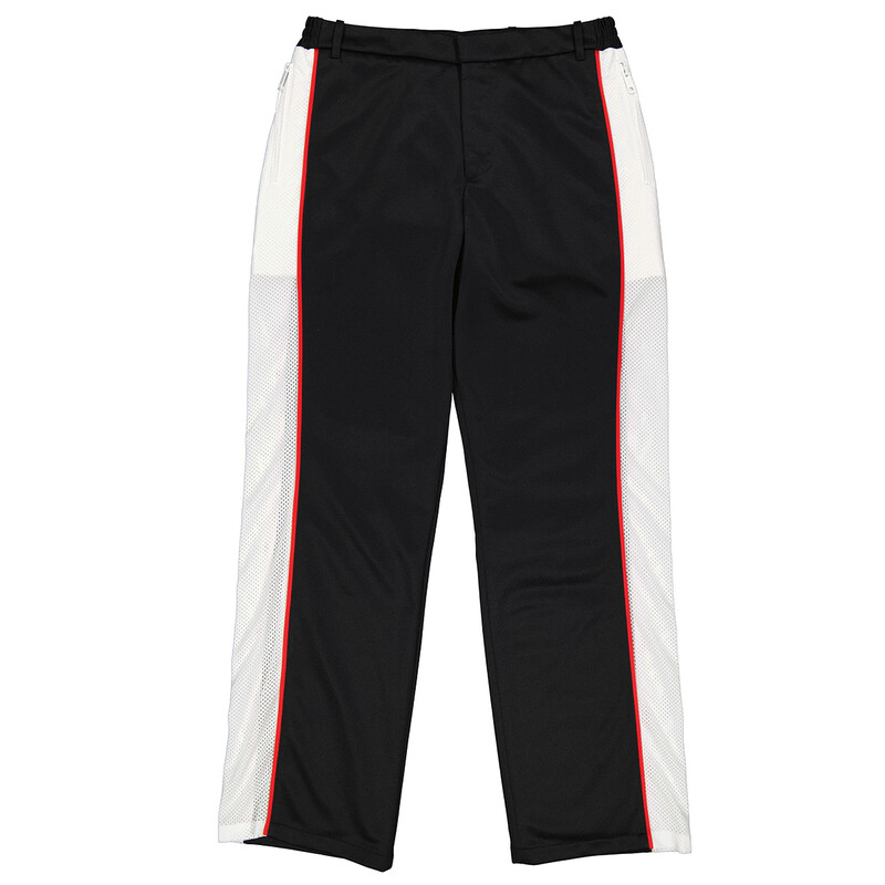 Burberry Men's Straight-leg Side Stripe Cotton-blend Trousers