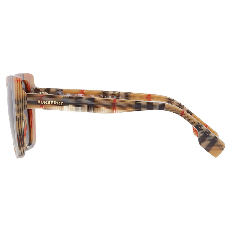 Burberry Meryl Dark Grey Cat Eye Ladies Sunglasses BE4393 377887