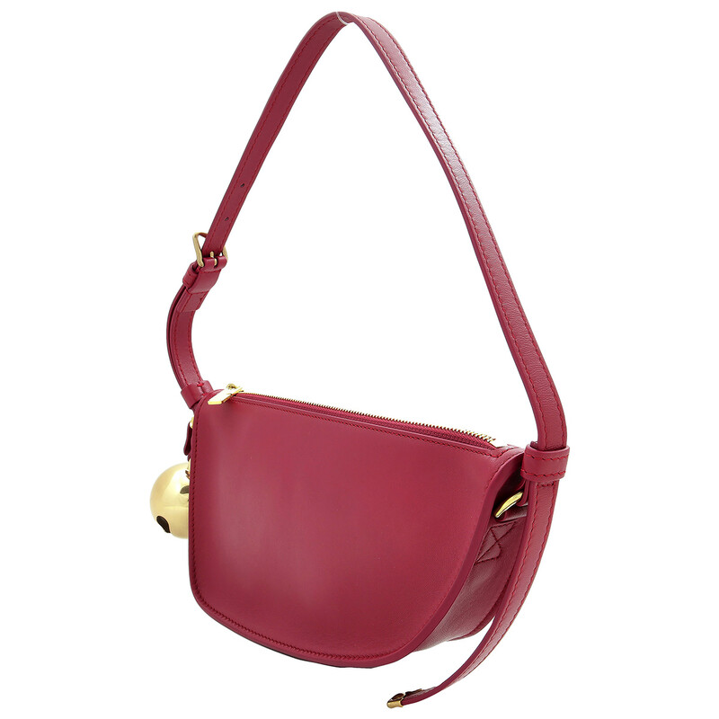 Burberry Mini Shield Sling Bell Charm Leather Shoulder Bag 8078859