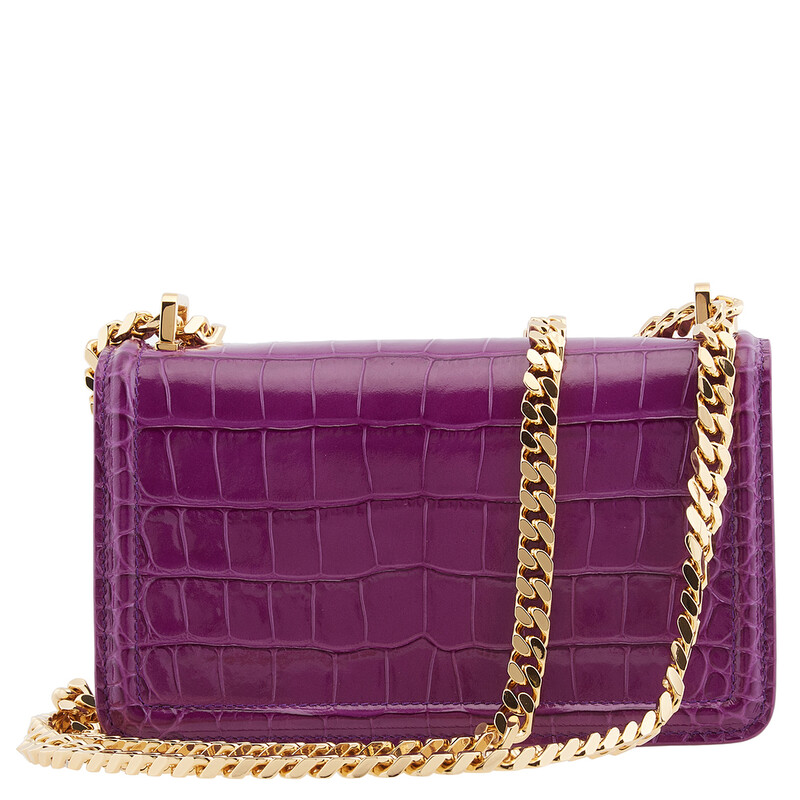 Burberry Mini TB-Plaque Leather Crossbody Bag 8073692