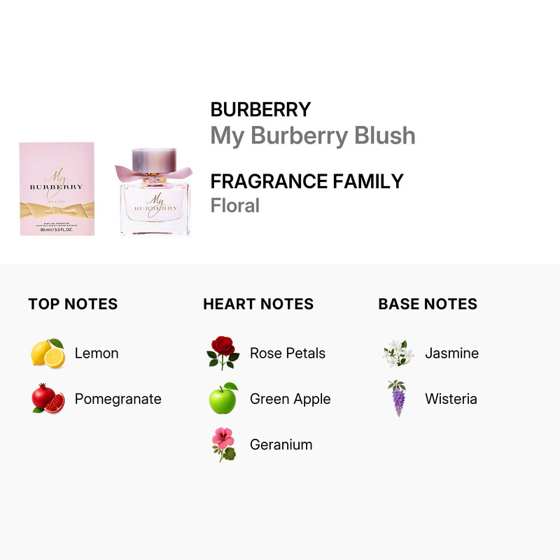 Burberry My Burberry Blush / Burberry EDP Spray 3.0 oz (90 ml) (w