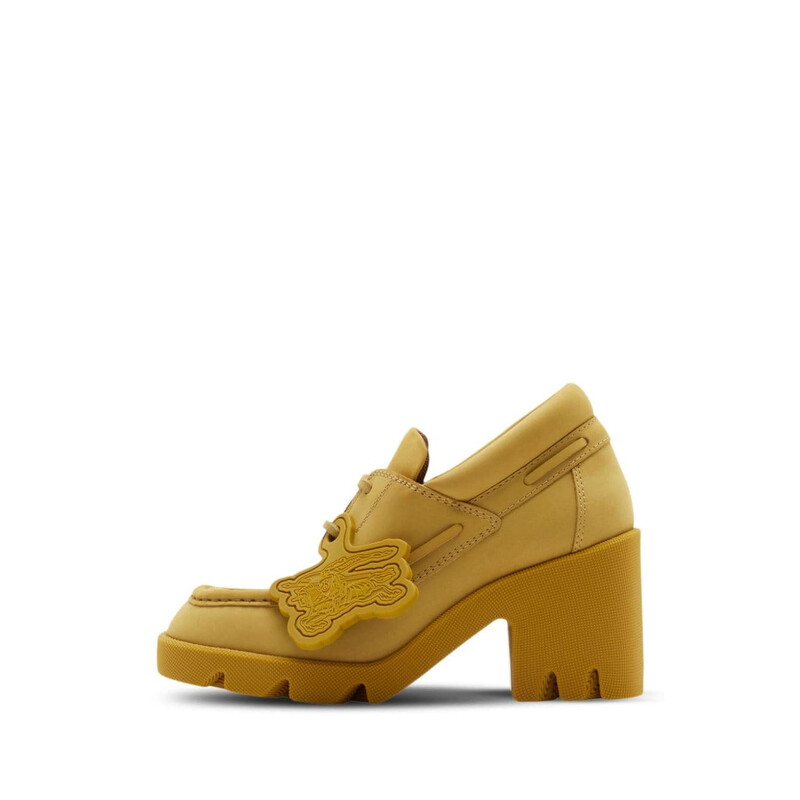Burberry Nubuck Stride 65mm Loafers, Brand Size 35 ( US Size 5