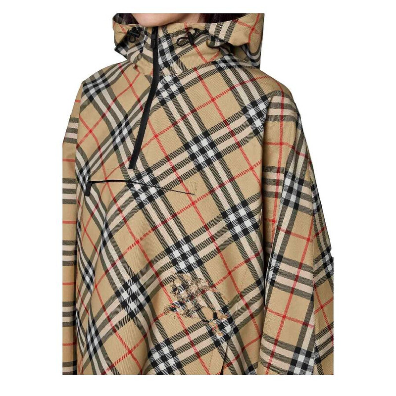 Burberry Nylon Check Poncho, Size M/L 8095708 - Clothing - Jomashop