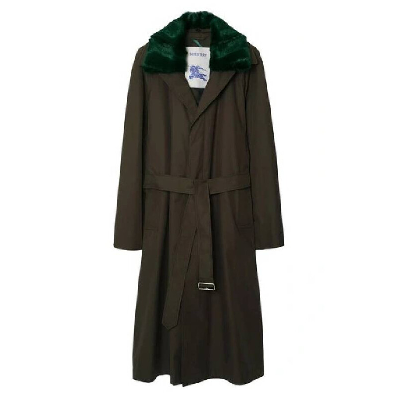 Burberry Otter Short Lambeth Car Coat, Brand Size 48 (US Size 38