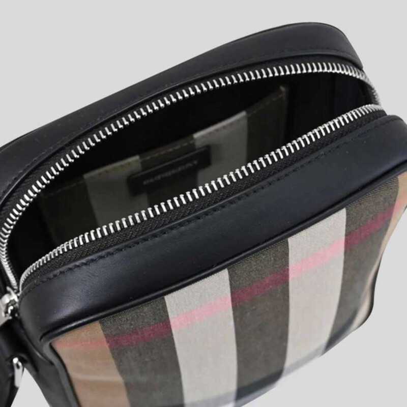 Burberry Paddy Taupe Brown IP Check Crossbody Bag 8084558