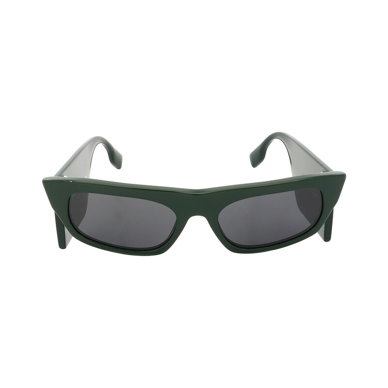 Burberry Palmer Dark Grey Ladies Sunglasses Burberry Palmer Dark Grey Irregular Ladies Sunglasses BE4385  main image 4