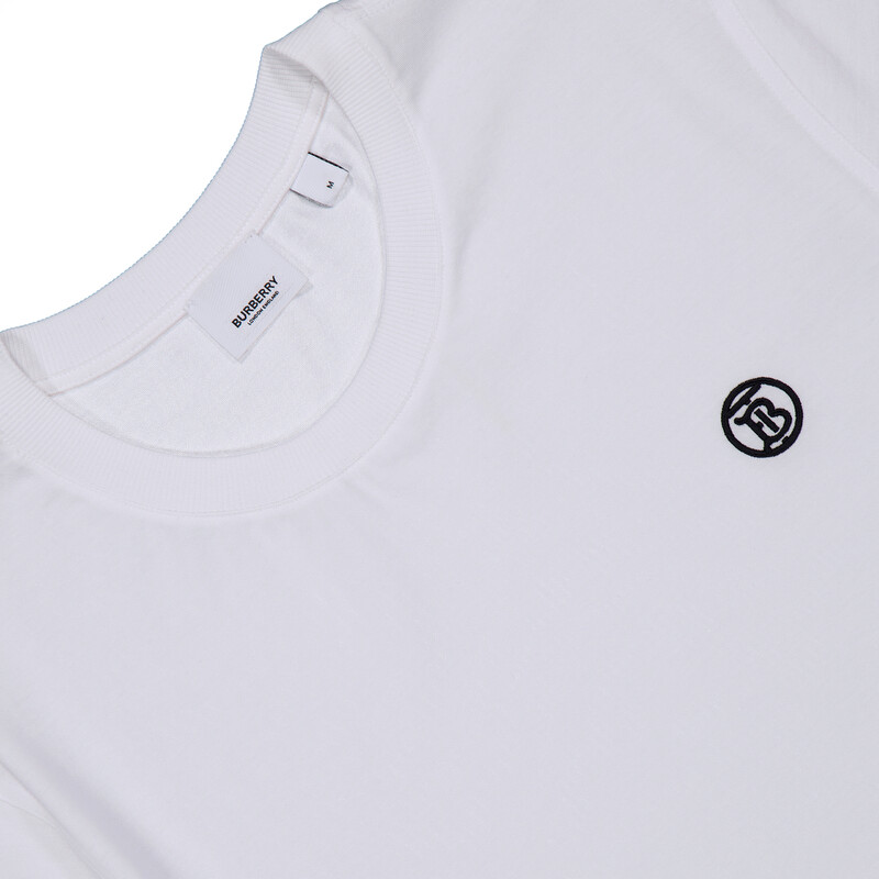 Burberry Parker TB Logo Cotton T-Shirt, Size Small 8084015