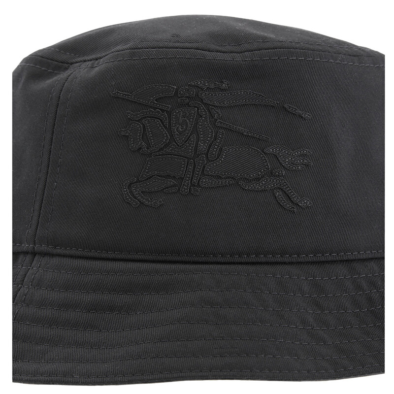 Burberry ハット Check Brim Gabardine Hat in Black - Men | Burberry® Official
