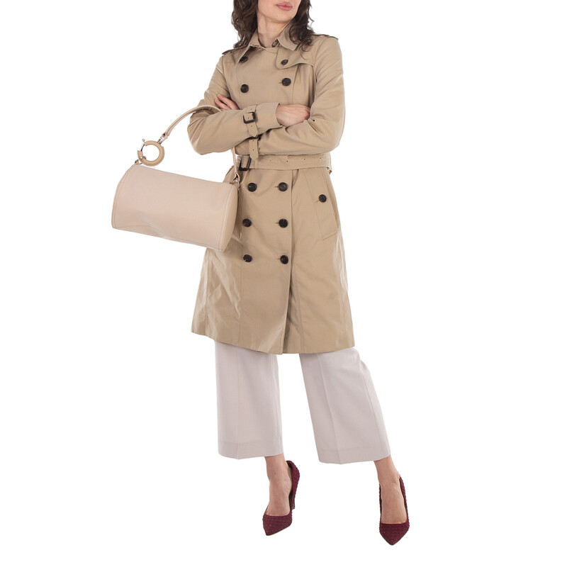 Burberry Rhombi Small Shoulder Bag in Soft Fawn 8053350