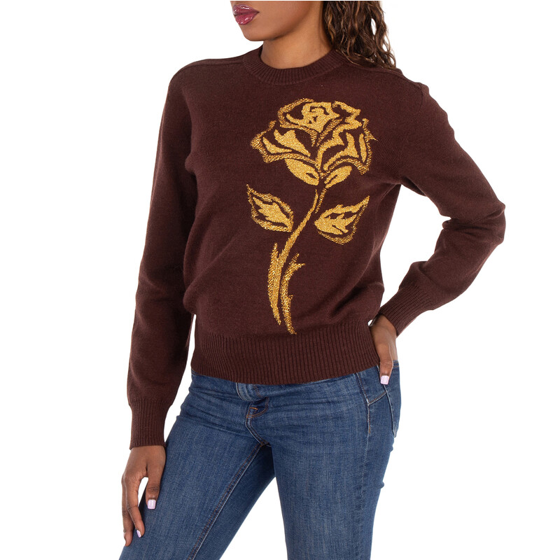 Burberry Rose Wool Blend Sweater, Size X-Small 8077347 - Clothing