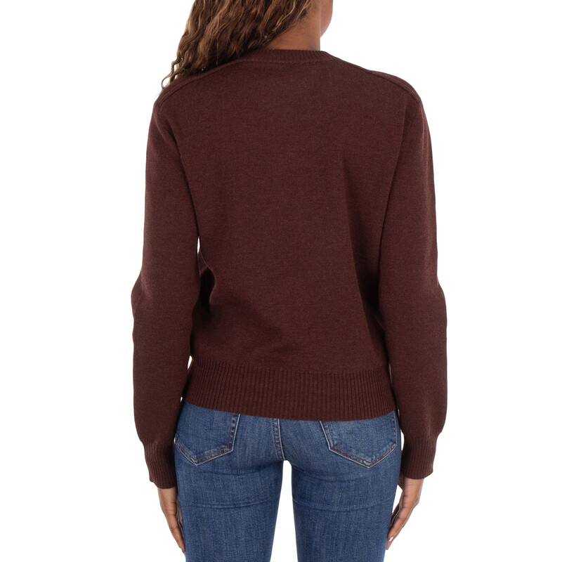 Burberry Rose Wool Blend Sweater, Size X-Small 8077347 - Clothing