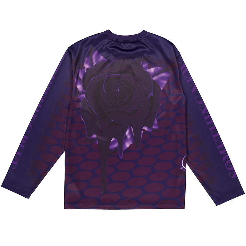 Burberry Rose-Print Long-Sleeve Jumper, Size Large 8077332