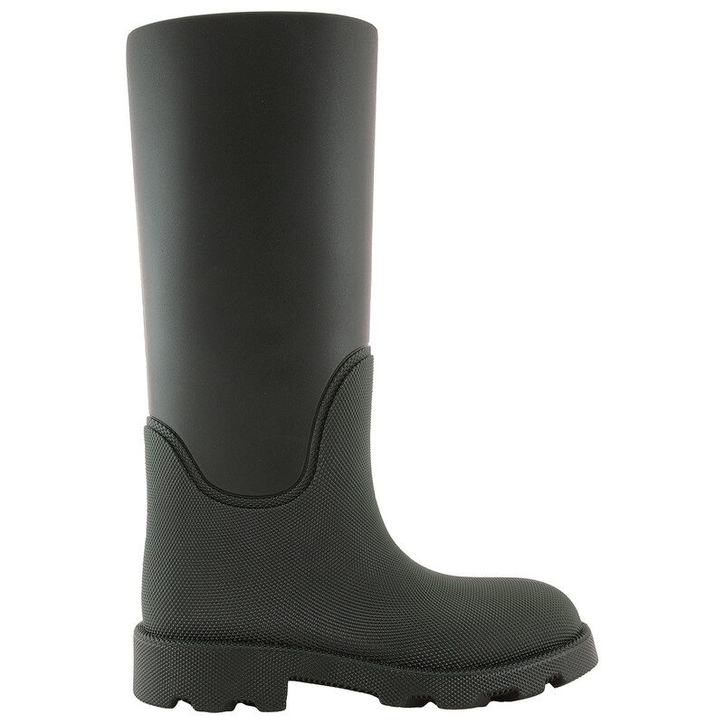 Burberry Rubber Marsh Calf-Length Rain Boots, Brand Size 36 (US