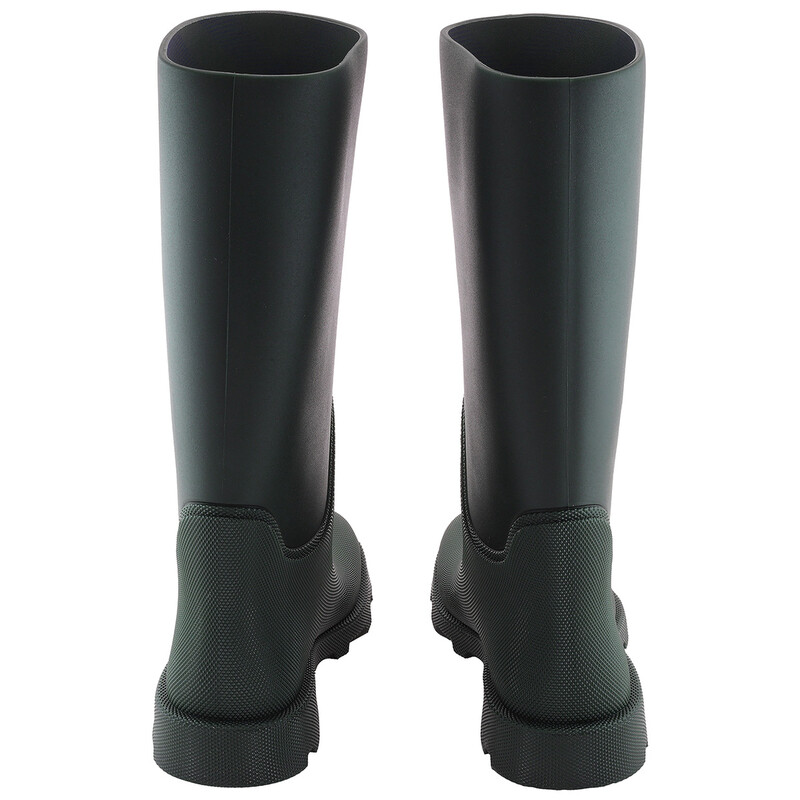 Burberry Rubber Marsh Calf-Length Rain Boots, Brand Size 36 (US