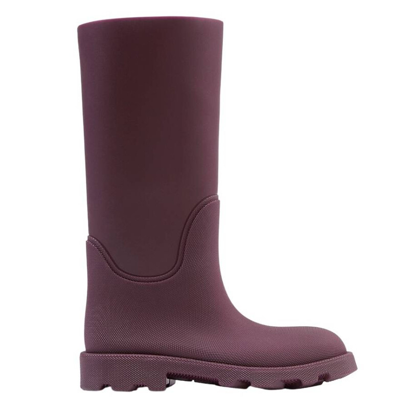 Burberry ラバーブーツ Marsh サイズ40 Marsh Burberry Check rain boots in black - Burberry | Mytheresa