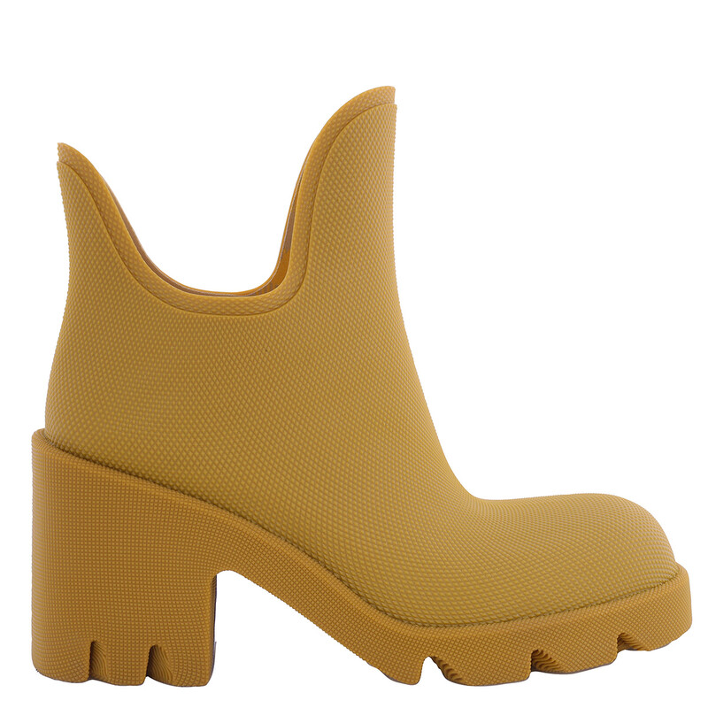 Burberry Rubber Marsh Slip-On Ankle Boots, Brand Size 35 (US Size
