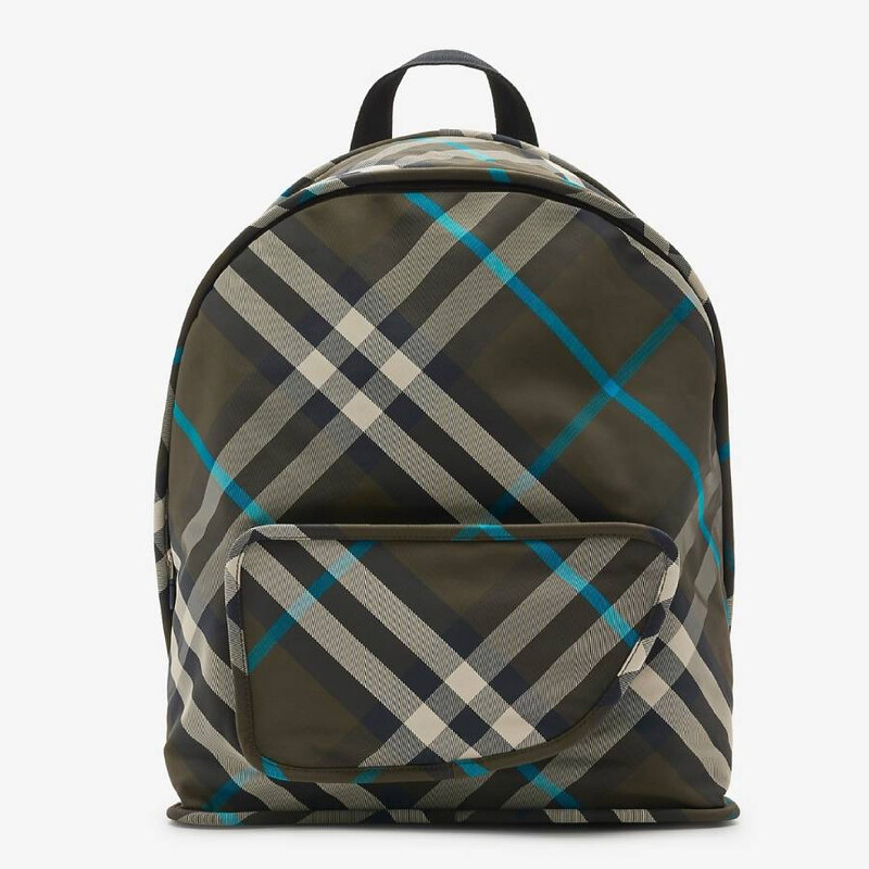 Burberry Shield Checked Zipped Backpack 8091897 5045706733932