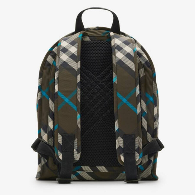 Burberry Shield Checked Zipped Backpack 8091897 5045706733932