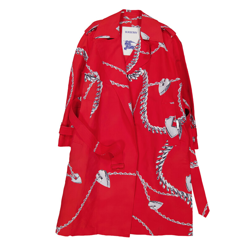 BURBERRY ホワイトロンパース 3m Short Tropical Gabardine Kensington Trench Coat in Cotton white