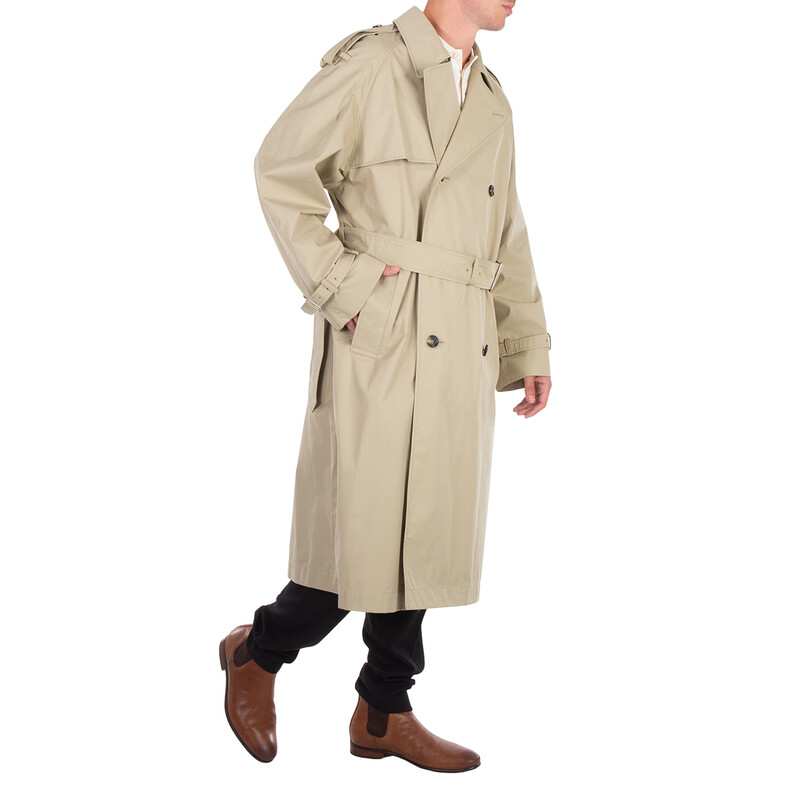 Burberry Short Castleford Trench Coat, Brand Size 48(US Size 38