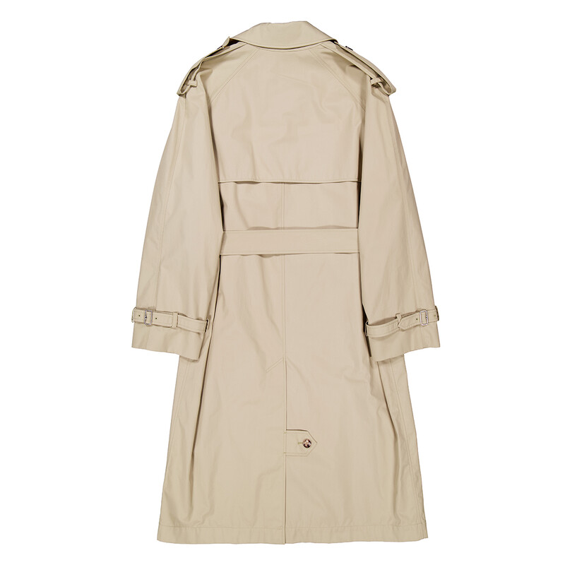 Burberry Short Castleford Trench Coat, Brand Size 48(US Size 38