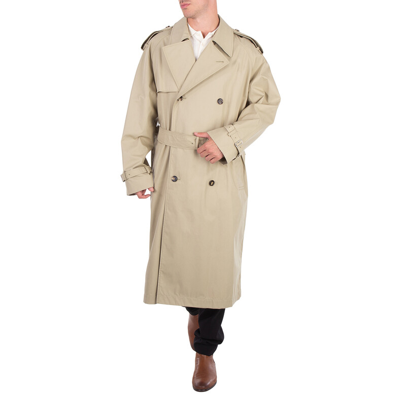 Burberry Short Castleford Trench Coat, Brand Size 48(US Size 38