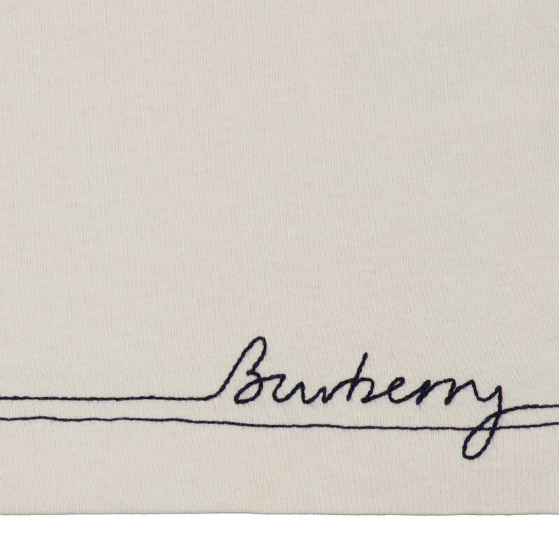 Burberry Short Sleeve Cotton T-Shirt, Size X-Small 8094283