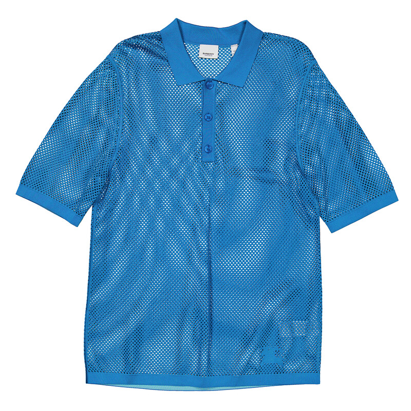 Burberry Short Sleeve Mesh T-Shirt, Size Large 8071628 - Clothing