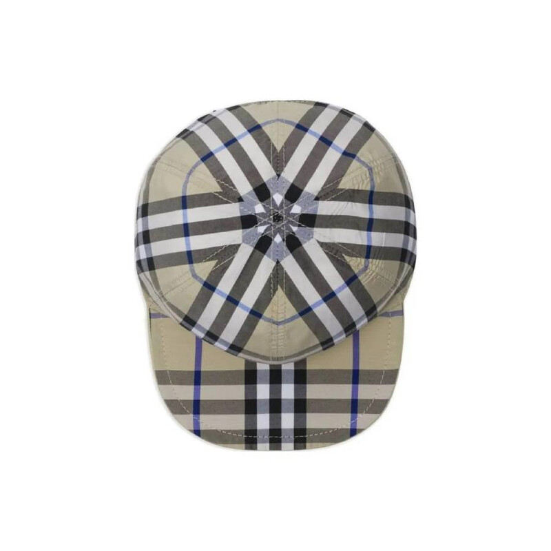 Burberry Signature Reversible Check Pattern Cotton Hat, Size 4Y-6Y