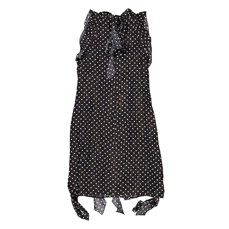 Burberry Silk Ruffled Polka Dot Dress, Brand Size 4 (US Size 2) 8071097 -  Clothing - Jomashop