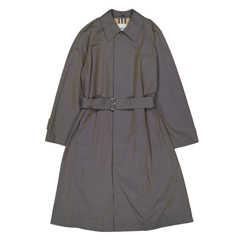 Burberry Single-Breasted Cotton Car Coat, Brand Size 52 ( US Size