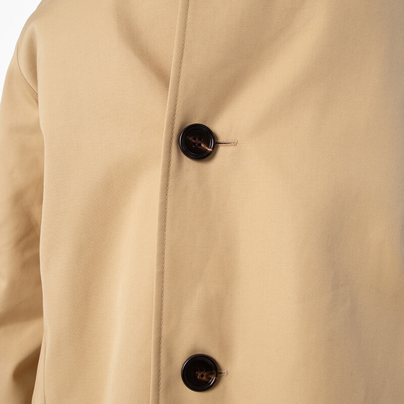 Burberry Single-Breasted Straight Hem Wool Coat, Brand Size 8 ( US